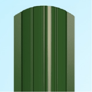 Штакетник СТК MODERN фигурный верх - полиэстер двусторонний - 0.5мм