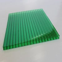 Сотовый поликарбонат зеленый толщиной 4мм - 16мм