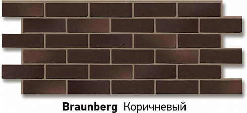 Цокольный сайдинг Деке BERG коричневый