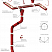 Водосток металлический КМП круглого сечения - D185/150мм